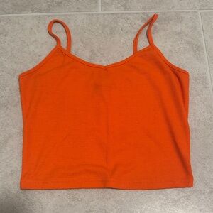 SHEIN Vibrant Orange Camisole Top